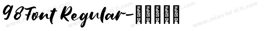 98Font Regular字体转换
